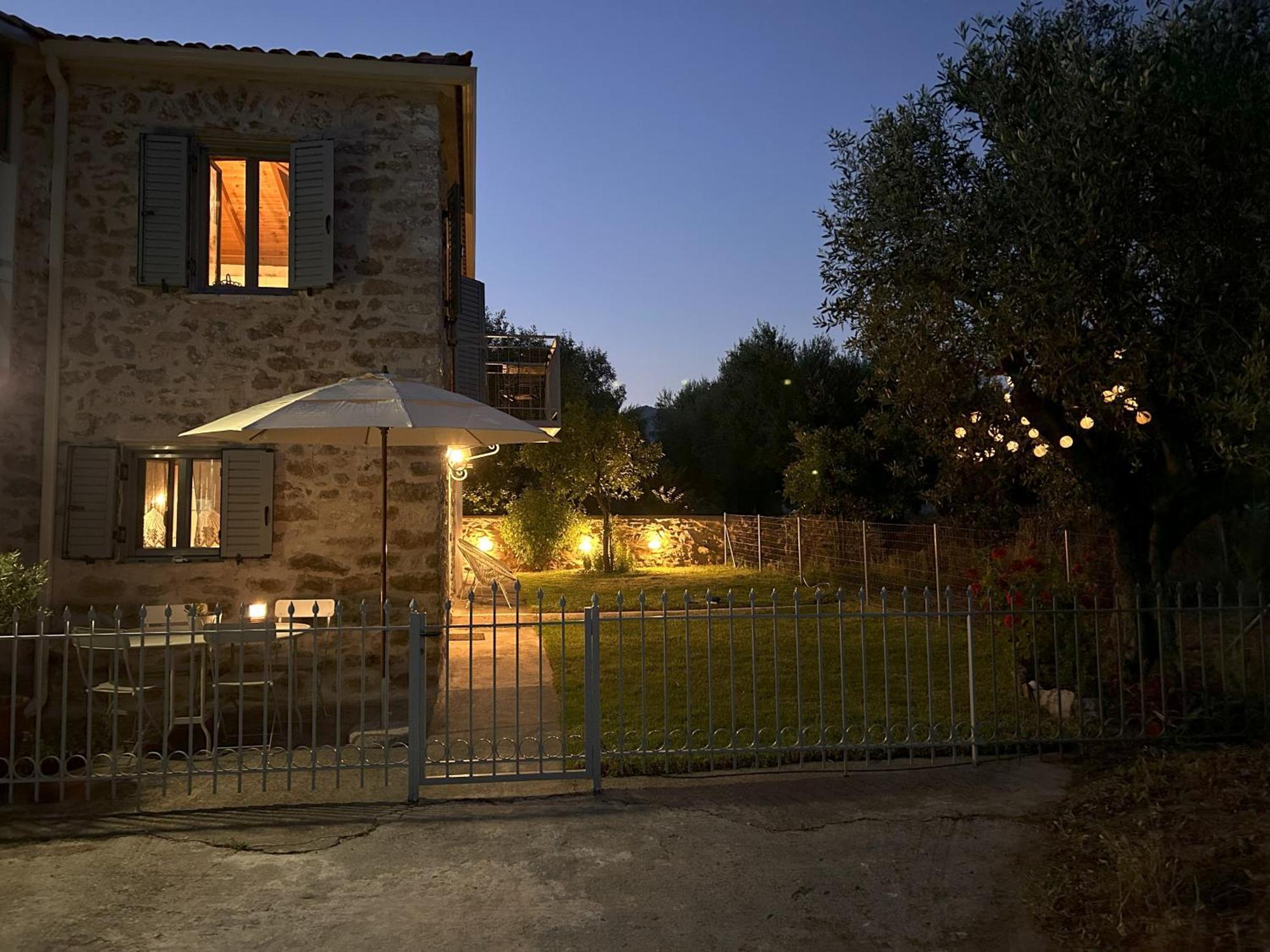 Villa Messinian Stone House Exterior foto