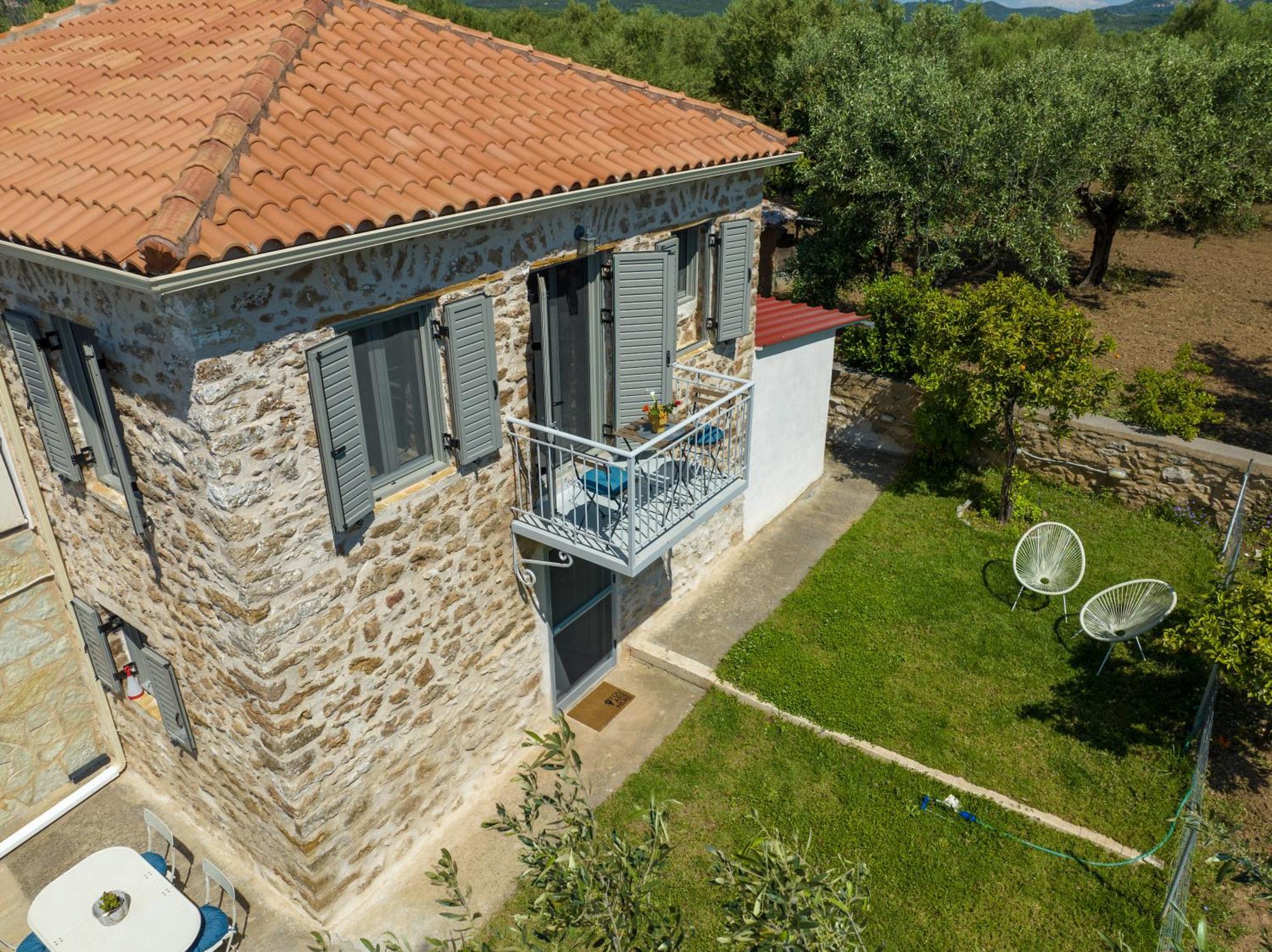 Villa Messinian Stone House Exterior foto