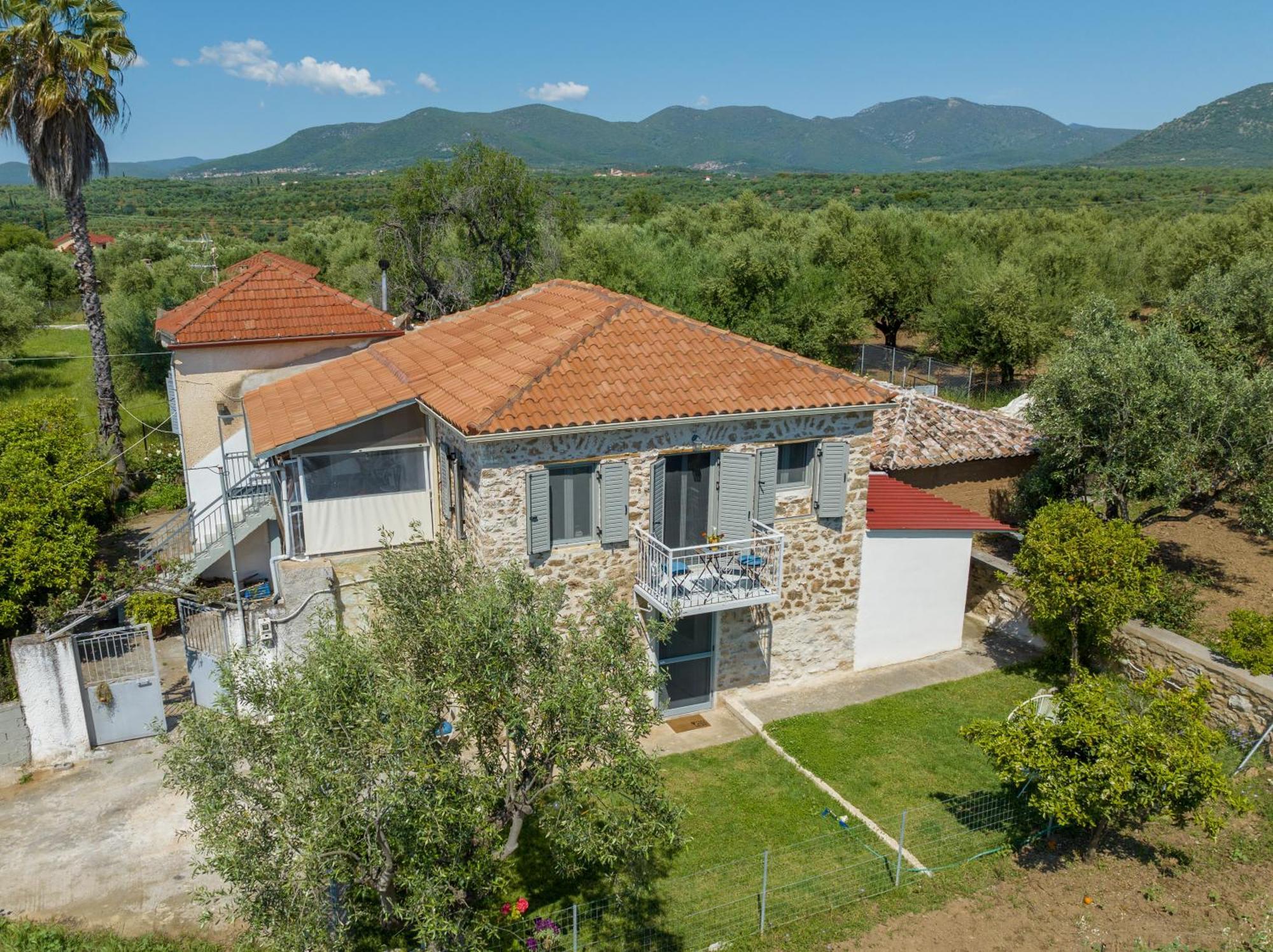 Villa Messinian Stone House Exterior foto
